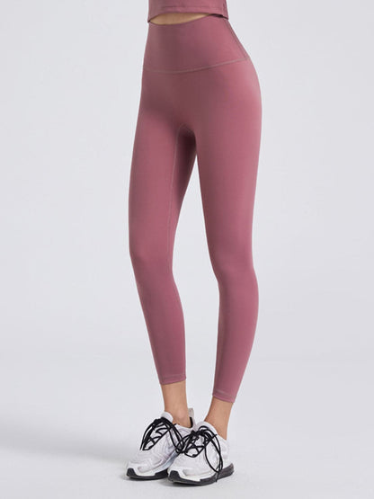 Wide Waistband Sports Leggings.