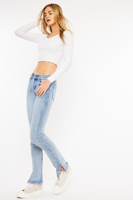 Mid Rise Y2K Bootcut Jeans KanCan Coco’s Tee Boutique