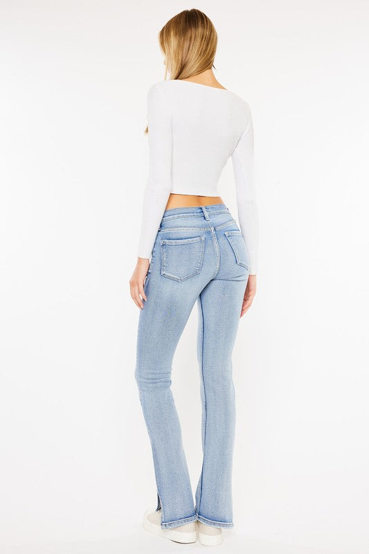 Mid Rise Y2K Bootcut Jeans KanCan Coco’s Tee Boutique