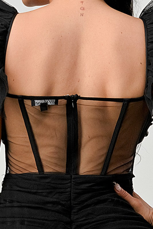 BE ADORABLE RUFFLE MINI DRESS Coco’s Tee Boutique