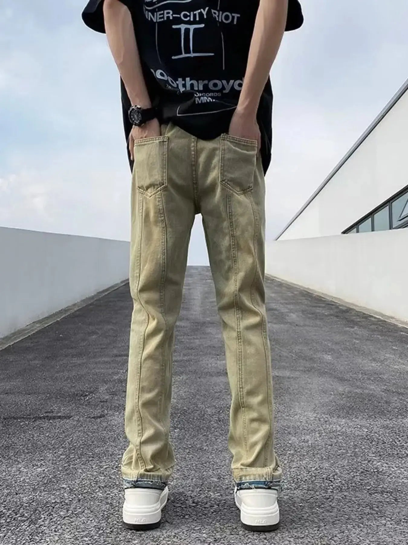 Men's Full Size Straight Leg Jeans Plus Size Simply Love