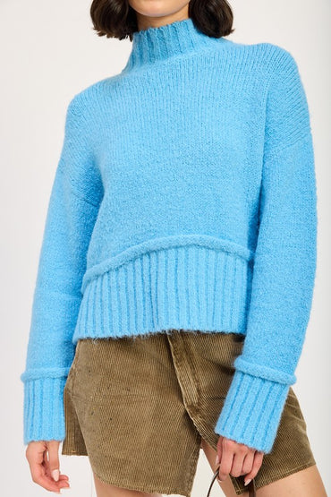 Chic turtleneck body sweater for effortless style