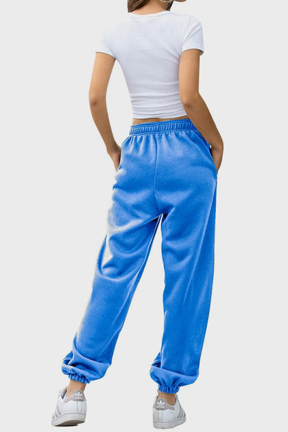 Comfortable pocketed joggers with elastic waistband