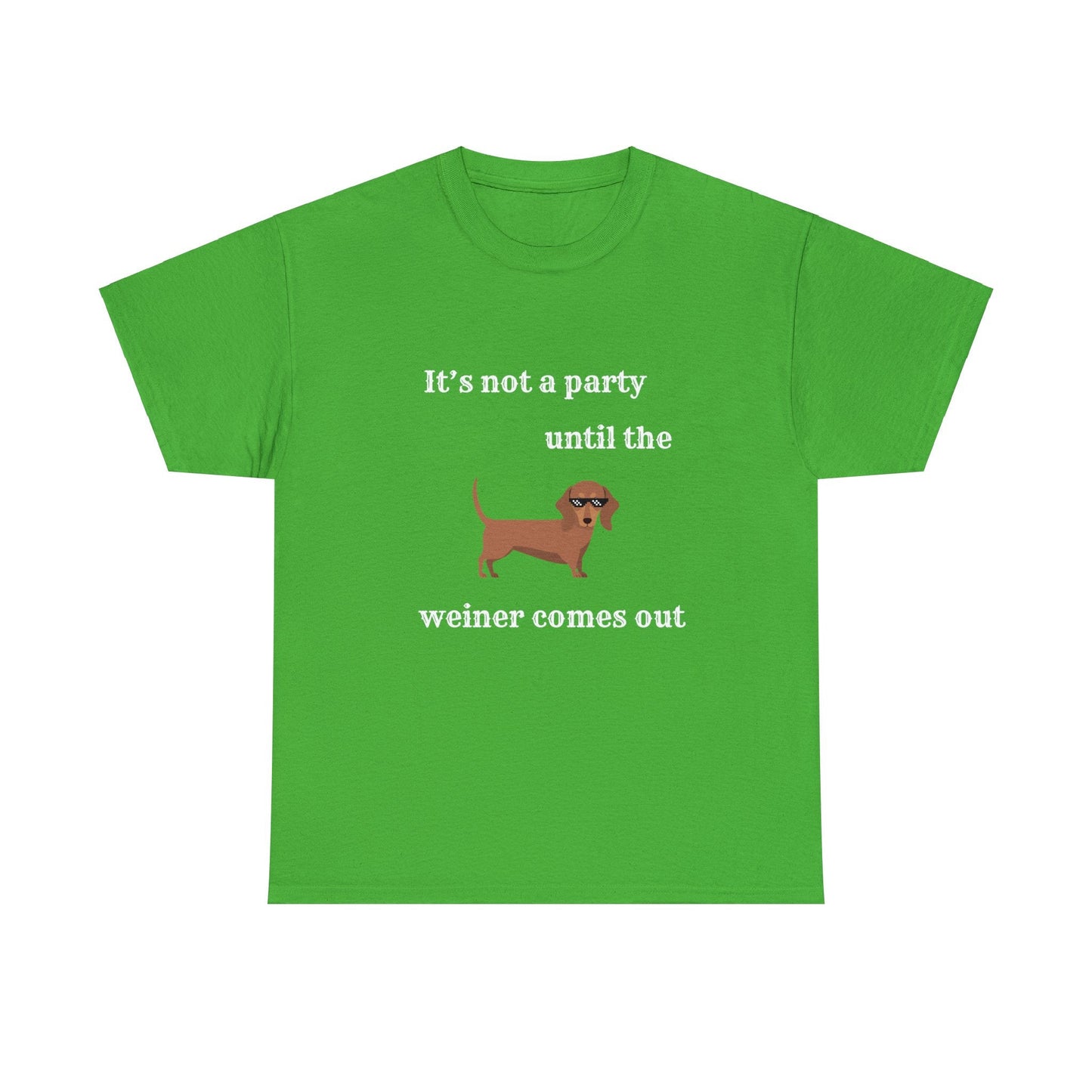 Dachshund Weiner Party Short Sleeve Tee