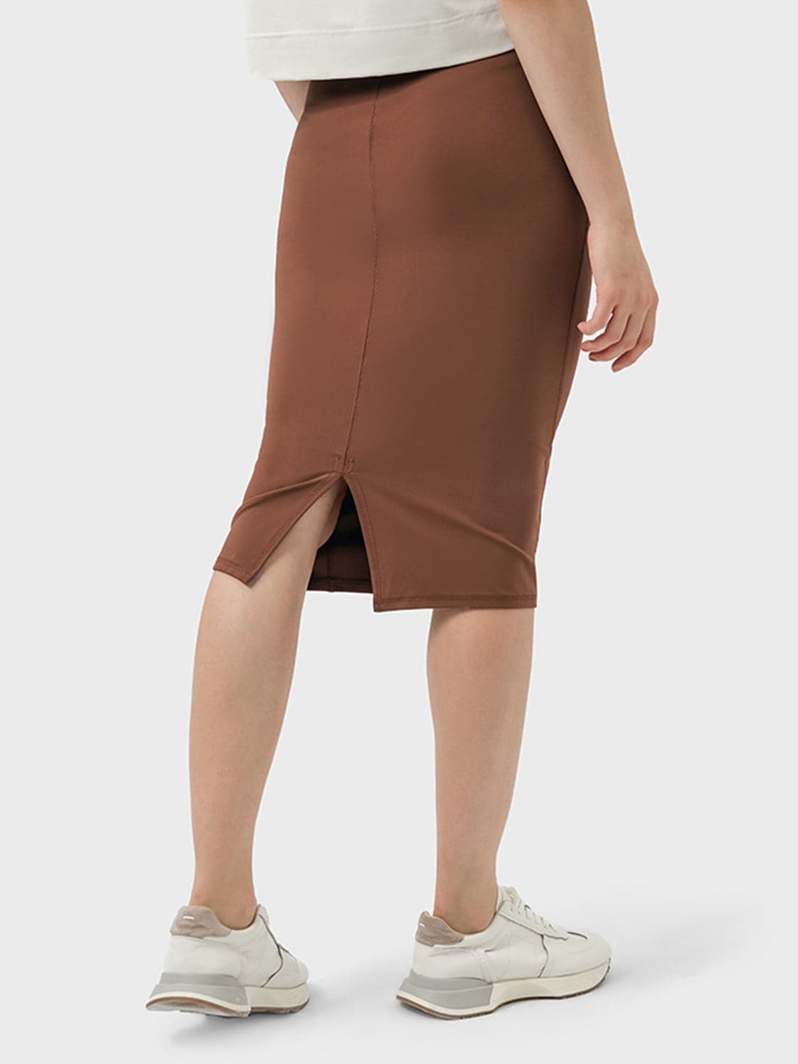 Slit Wrap Active Skirt.