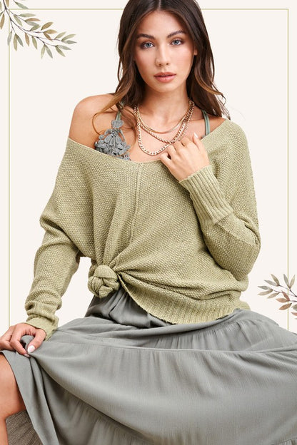 Cozy high-low sweater - soft & stylish