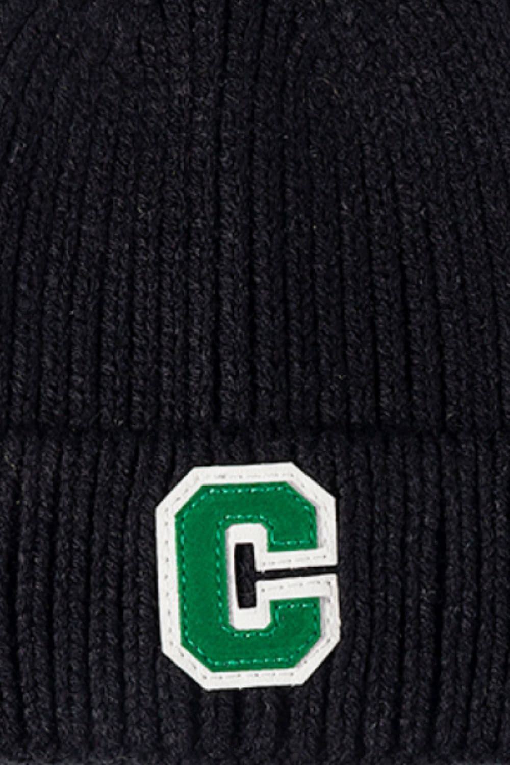 Letter C Patch Cuffed Beanie.