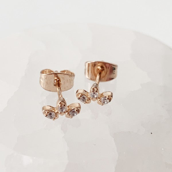 Mini Crystal Lotus Studs Coco’s Tee Boutique