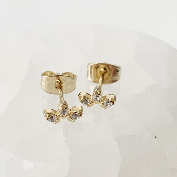 Mini Crystal Lotus Studs Coco’s Tee Boutique