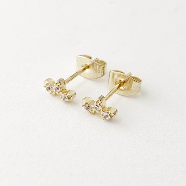 Mini Crystal Lotus Studs Coco’s Tee Boutique