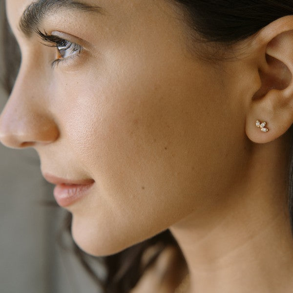 Mini Crystal Lotus Studs Coco’s Tee Boutique