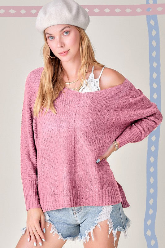 Cozy high-low sweater - soft & stylish