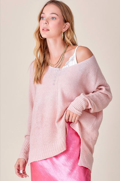 Cozy high-low sweater - soft & stylish