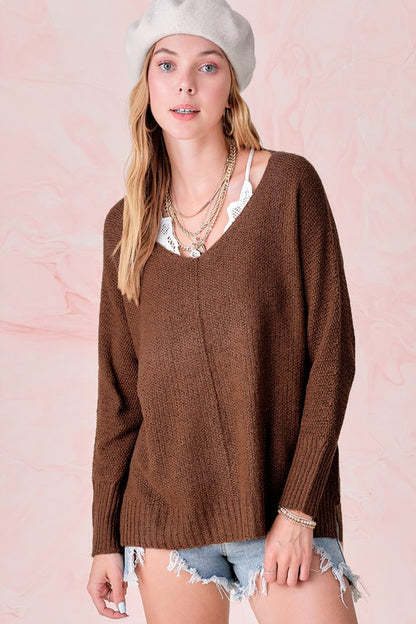 Cozy high-low sweater - soft & stylish