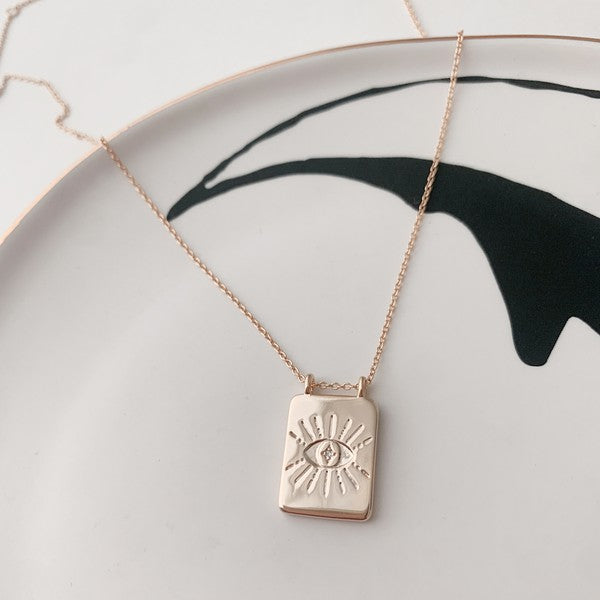 Evil Eye Pendant Necklace Coco’s Tee Boutique