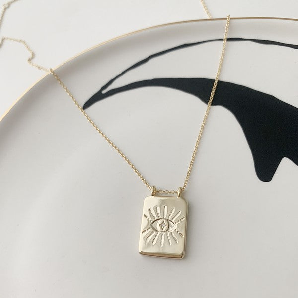 Evil Eye Pendant Necklace Coco’s Tee Boutique