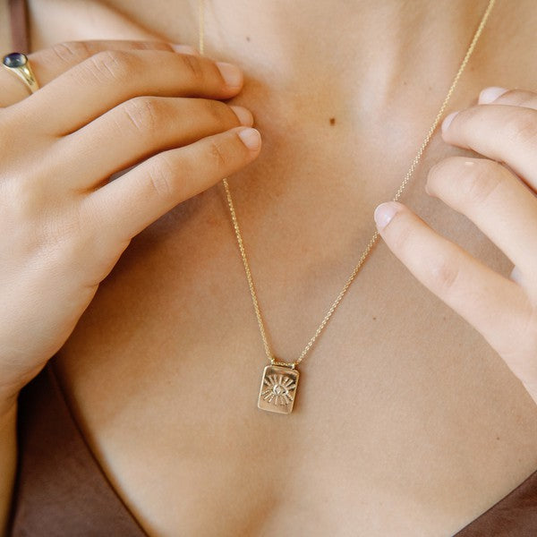 Evil Eye Pendant Necklace Coco’s Tee Boutique