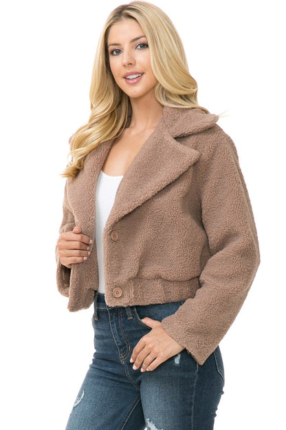 Cozy Women's Faux Fur Outerwear Jacket