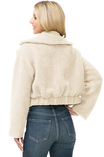 Cozy Women's Faux Fur Outerwear Jacket