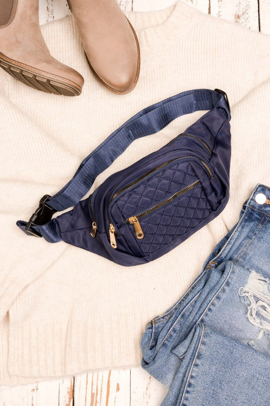 Quilted Belt Sling Bum Bag Coco’s Tee Boutique