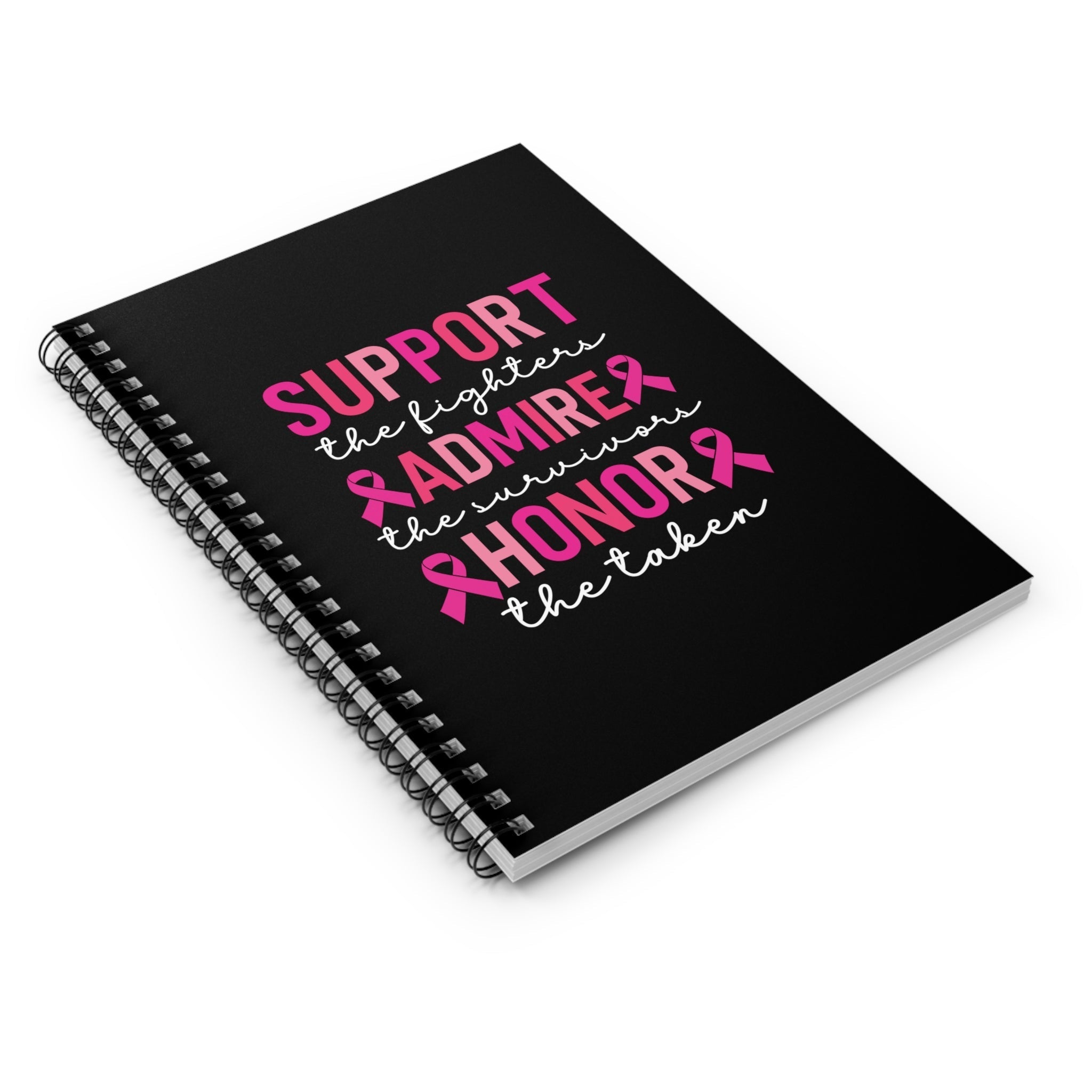 Breast Cancer Awareness Spiral Notebook Inspirational Journal for Survivors Gift of Support and Empowerment Coco’s Tee Boutique