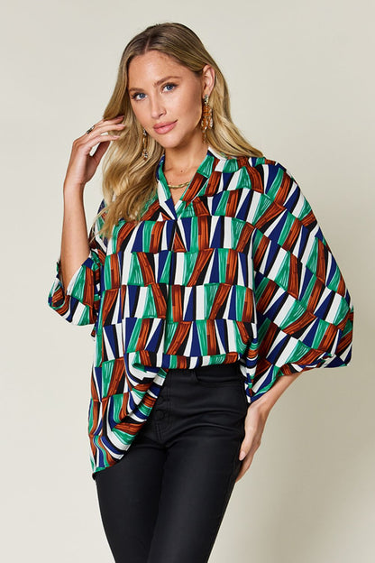 Double Take: Geometric Blouse