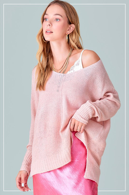 Cozy high-low sweater - soft & stylish