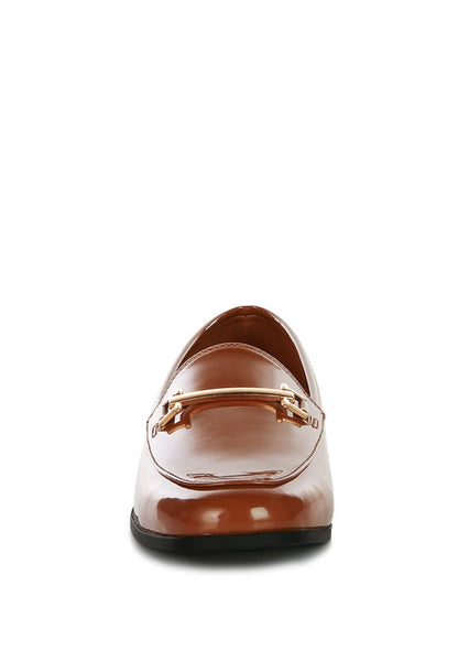 Stylish Faux Leather Loafers