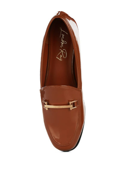 Stylish Faux Leather Loafers