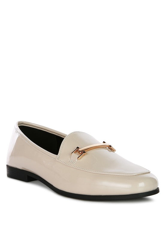 Stylish Faux Leather Loafers