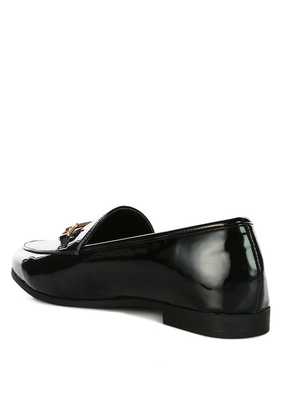 Stylish Faux Leather Loafers