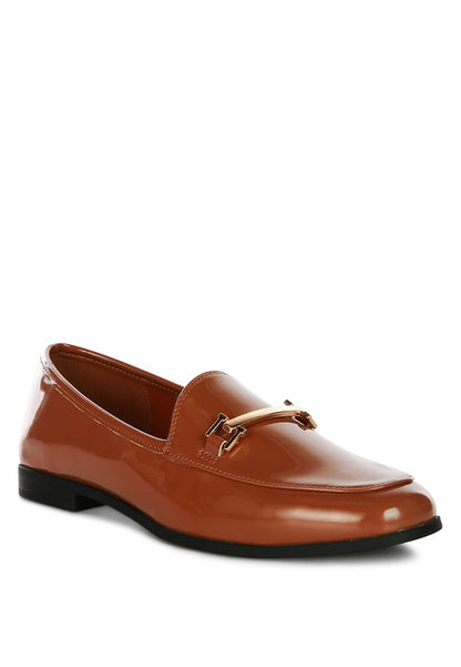 Stylish Faux Leather Loafers