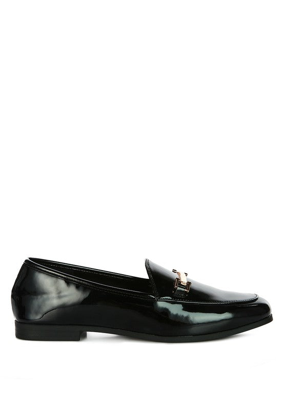 Stylish Faux Leather Loafers