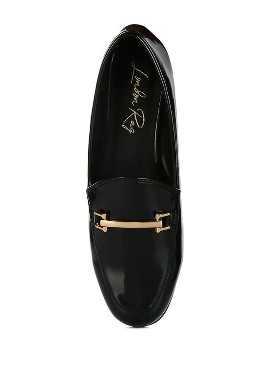 Stylish Faux Leather Loafers