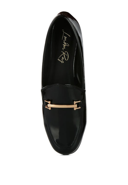 Stylish Faux Leather Loafers