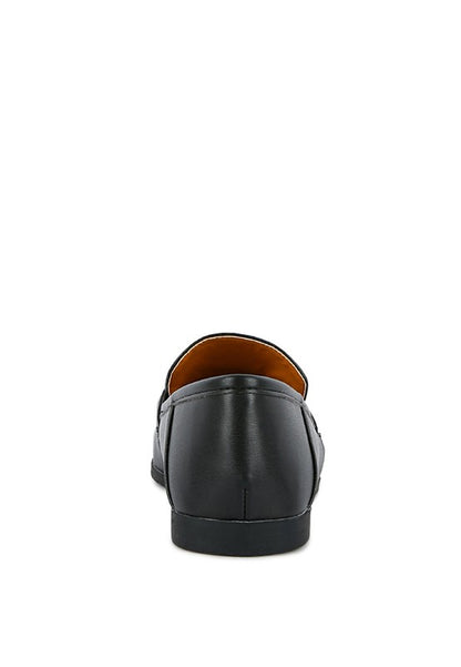 London Rag faux leather loafers