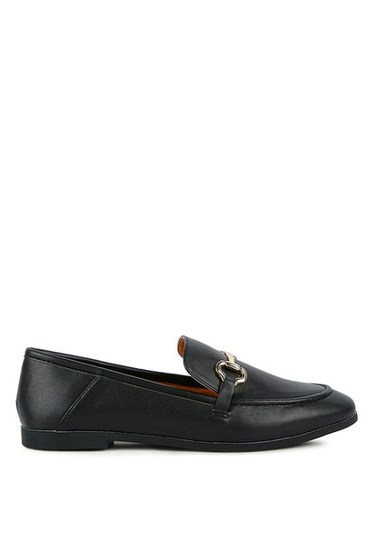 London Rag faux leather loafers