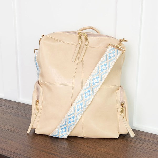 Charis Convertible Vegan Leather Backpack 2 Straps Coco’s Tee Boutique