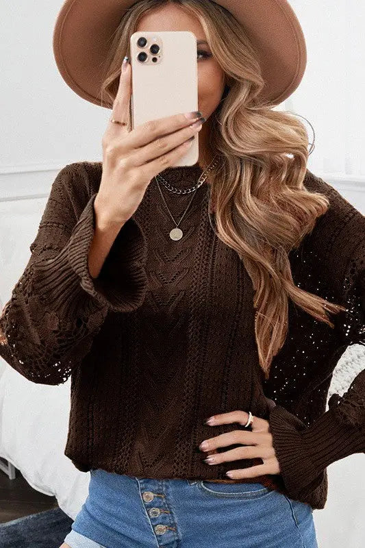 Lacey long sleeve top Miss Sparkling