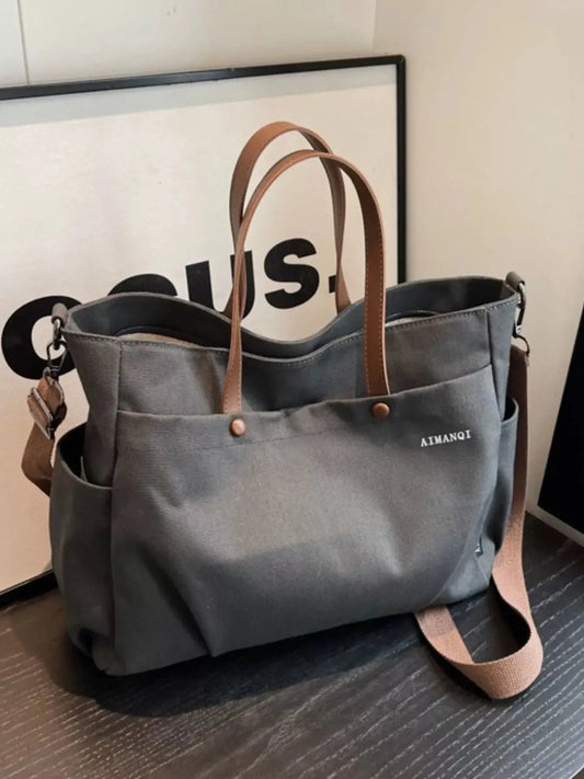 Canvas Tote Crossbody Bag Simply Love