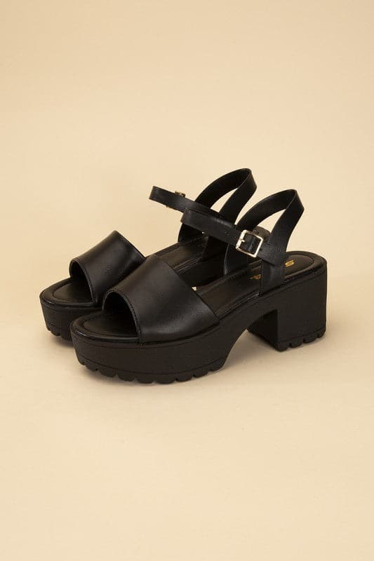 STACIE-S Platform Sandals.