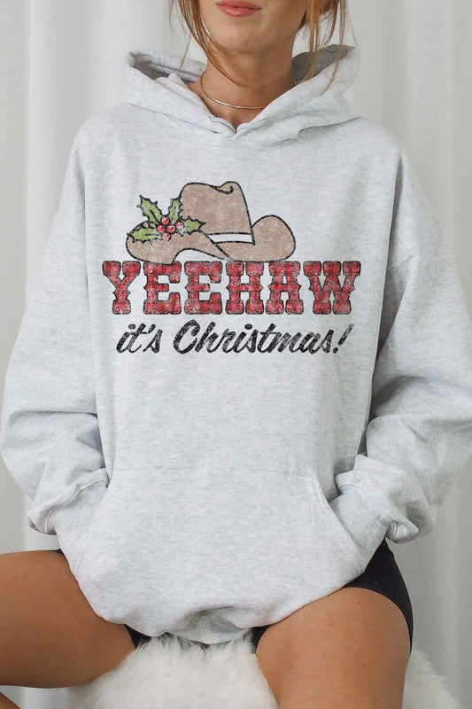 YEEHAW COUNTRY CHRISTMAS HOODIE PLUS SIZE