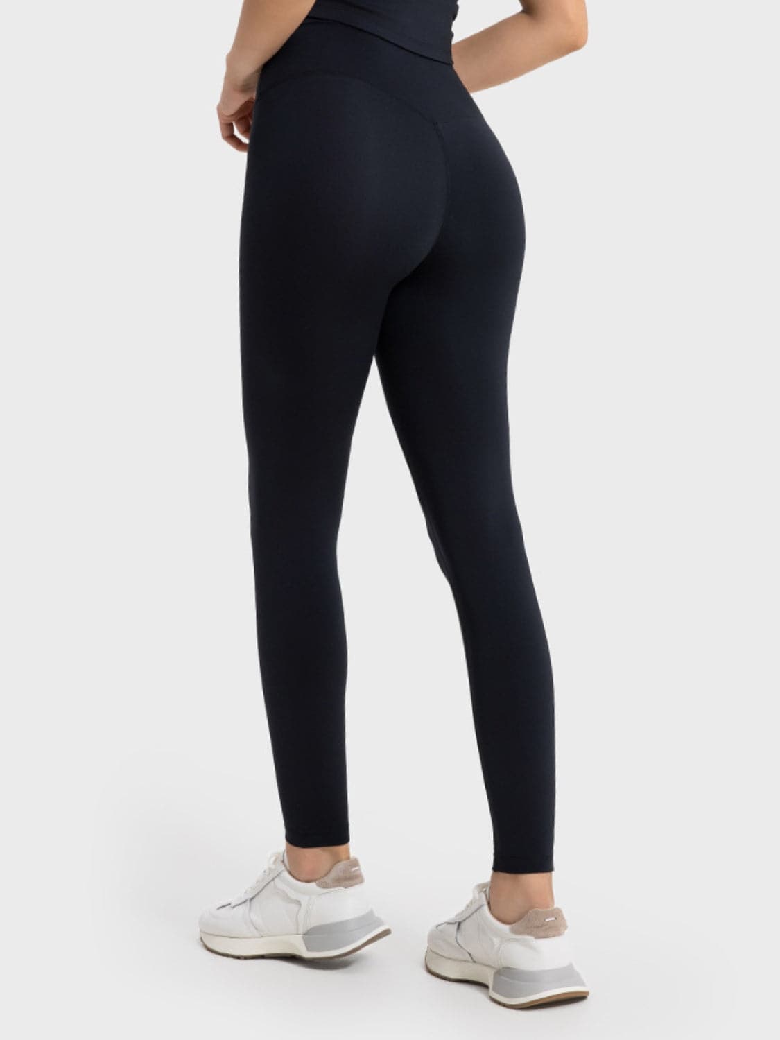 Wide Waistband Sports Leggings.