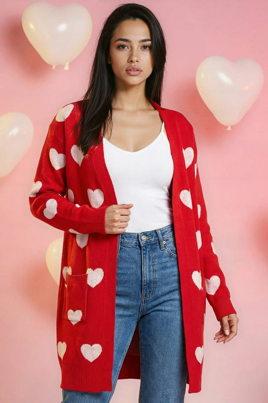 All over heart Cardigan Miss Sparkling
