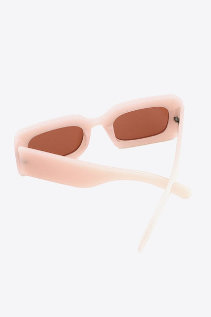 Polycarbonate Frame Rectangle Sunglasses.