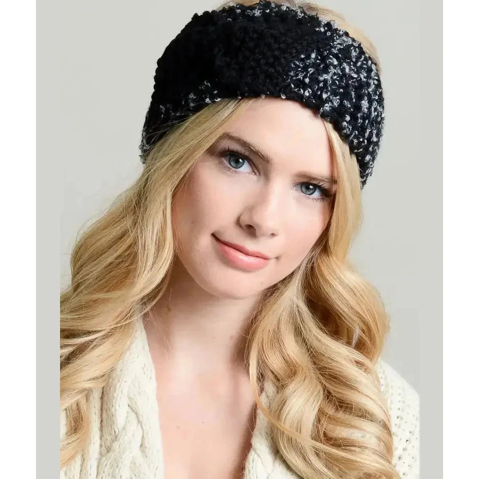 Black Multicolor Bow Hairband MM