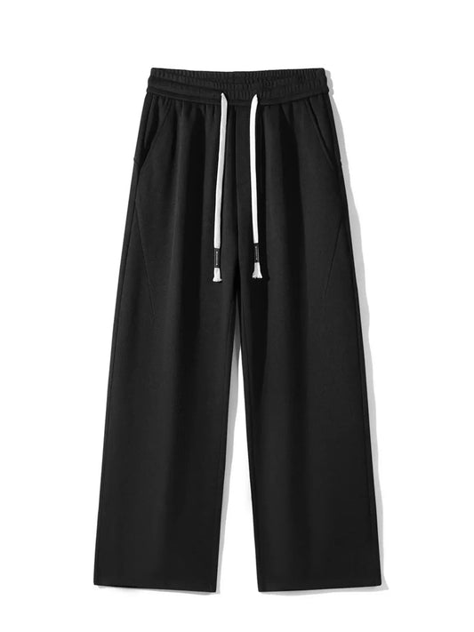 Men's Plus Size Casual Drawstring Wide Leg Pants Simply Love