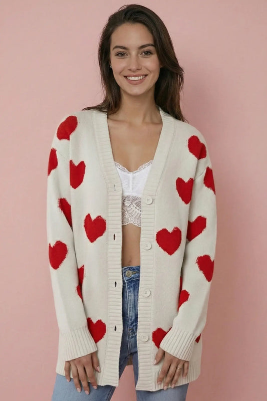 Long Heart cardigan Miss Sparkling