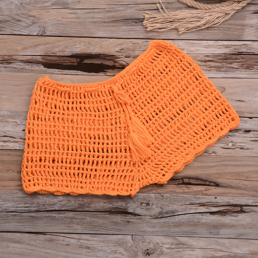 Hand Woven Beach Swimming Trunks Lace Up Cutout Boxers Bella Mia