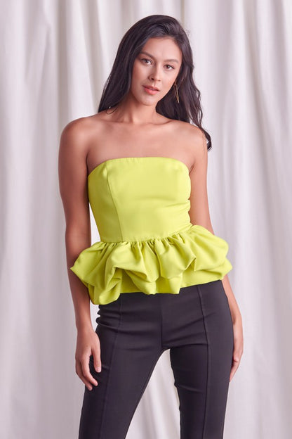 Charming ruffle off-shoulder top